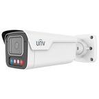 UNIVIEW UV-IPC2B14SE-ADF28KMC-WP-I1 - Cámara Bullet IP Uniview - Prime - 4 MP | Lente 2.8 mm | microSD 512 GB - IR 40 m | Luz blanca 40 m | WDR 130 dB - TriGuard 3.0 | Wise-ISP | NEMA 4X | Owlview Plus - PoE | SIP | UMD | Conteo | IP67 | IK0 - Mic | Alarm - imagen 1