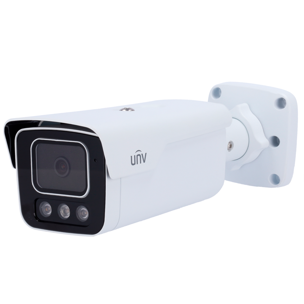 UNIVIEW UV-IPC2B14SS-ADF28KMC-I1 - Uniview Cámara Bullet IP Gama Prime - Resolución 4 Mpx (2688x1520) - Lente 2.8mm | IR LEDs y luz blanca 40m - Audio | Alarma | Micrófono y altavoz disuasorio - UMD | SIP con ColorRetrieval | Conteo - WDR 130 dB | PoE (IE - imagen 1