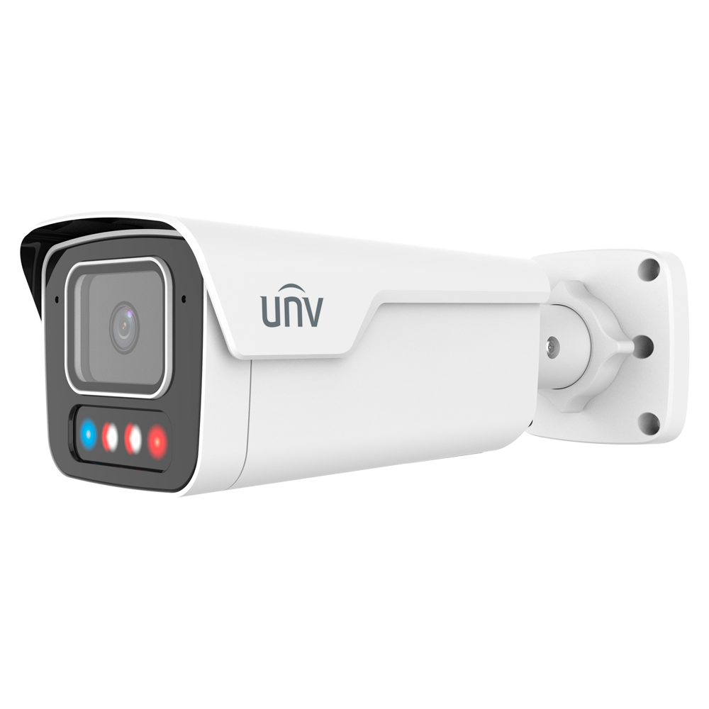 UNIVIEW UV-IPC2B18SE-ADF28KMC-WP-I1 - Cámara Bullet IP Uniview - Prime - 8 MP | Lente 2.8 mm | microSD 512 GB - Luz blanca 40 m | WDR 130 dB | Owlview Plus - TriGuard 3.0 | Wise-ISP | NEMA 4X - PoE | SIP | UMD | Conteo | IP67 | IK0 - Mic | Alarma | Audio - imagen 1