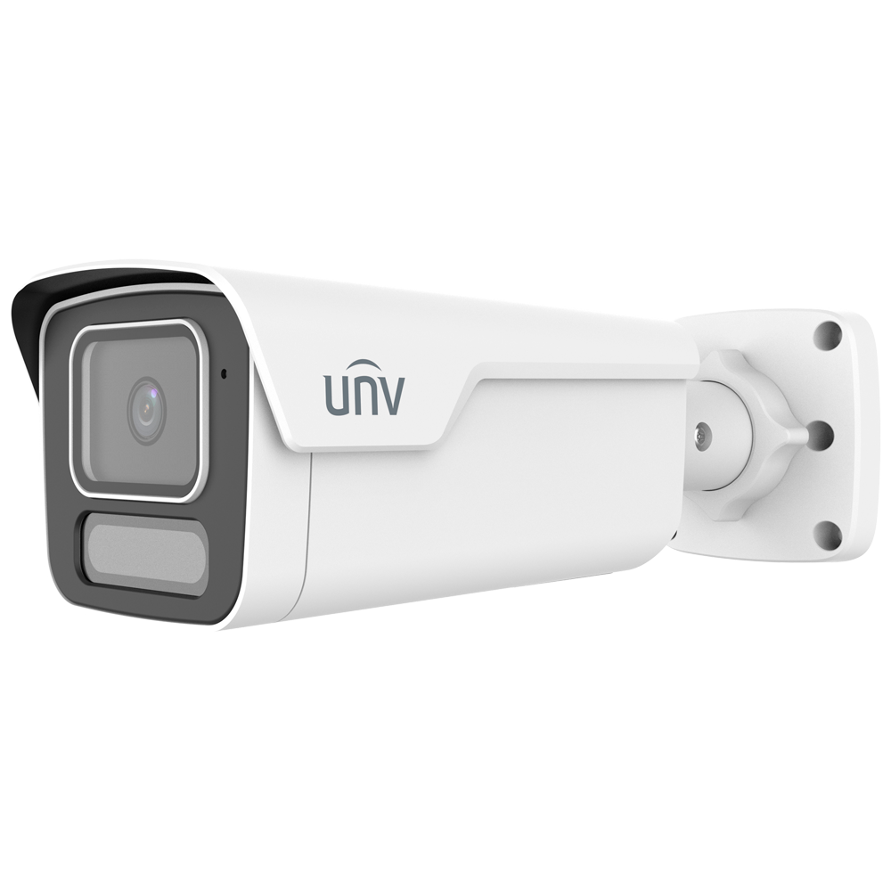 UNIVIEW UV-IPC2B18SE-ADF40K-WP-I1 - Cámara Bullet IP Uniview - Gama Prime - 8 MP | Lente 4 mm | microSD 512 GB - Luz blanca 40 m | WDR 130 dB | OwlView - LightHunter | SIP | UMD | Análisis estadístico - PoE | IP67 | Sobretensiones 4000 V | - Alarma | Audi