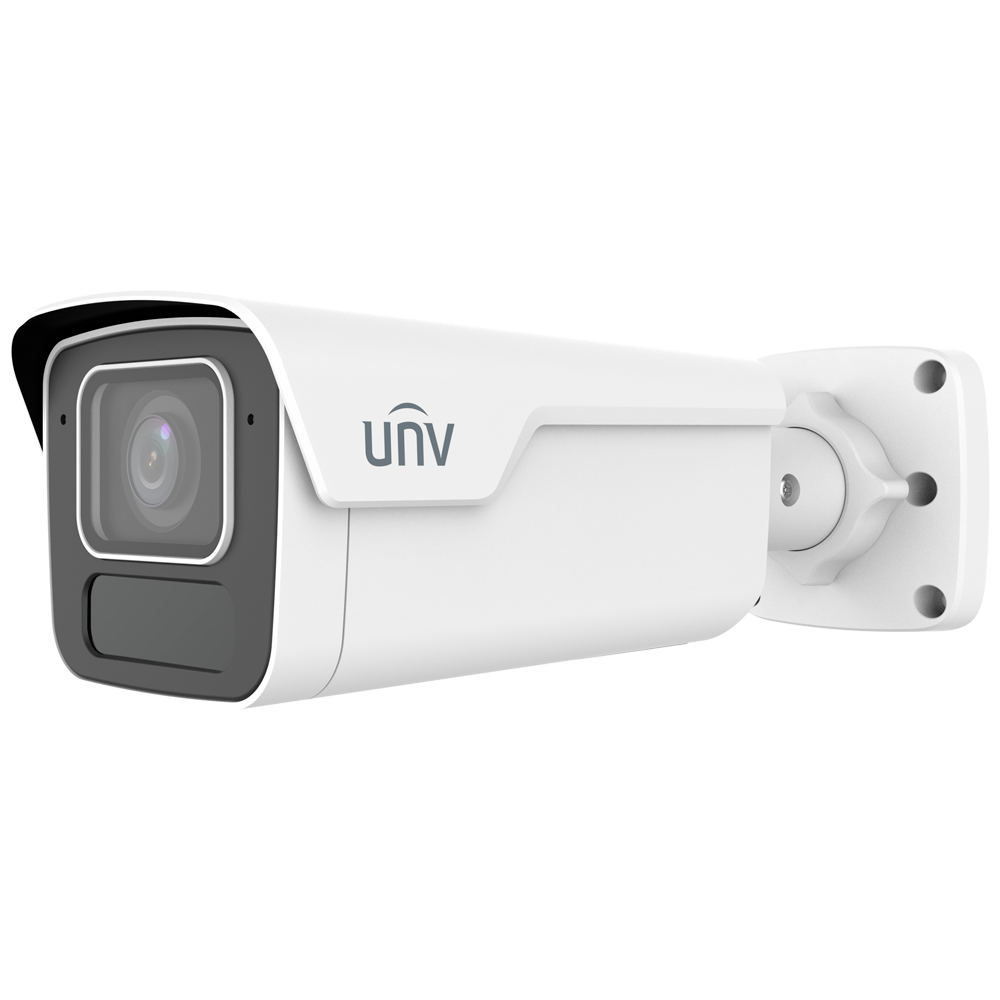 UNIVIEW UV-IPC2B24SA-AHDZK-PI-I1 - Cámara Bullet IP Uniview - Gama Prime - 4 MP | Lente 2.7~13.5 mm | microSD 512 GB - IR 80 m | WDR 130 dB | 60 fps - Light Hunter | Conteo de personas - PoE | SIP | UMD | IP67 | IK10 - 2 Mic | Alarma | Audio