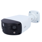 UNIVIEW UV-IPC2K28SE-ADF40KMC-WL-I0 - Cámara Bullet IP Gama Prime - Resolución 8 Mpx (5120x1440) - Lente dual 2 x 4 mm | Visión panorámica 180º - Colorhunter, luz blanca 30 m | Color retrieval - SIP | UMD | Conteo de personas | MicroSD | IP67 - Alarmas | - imagen 1