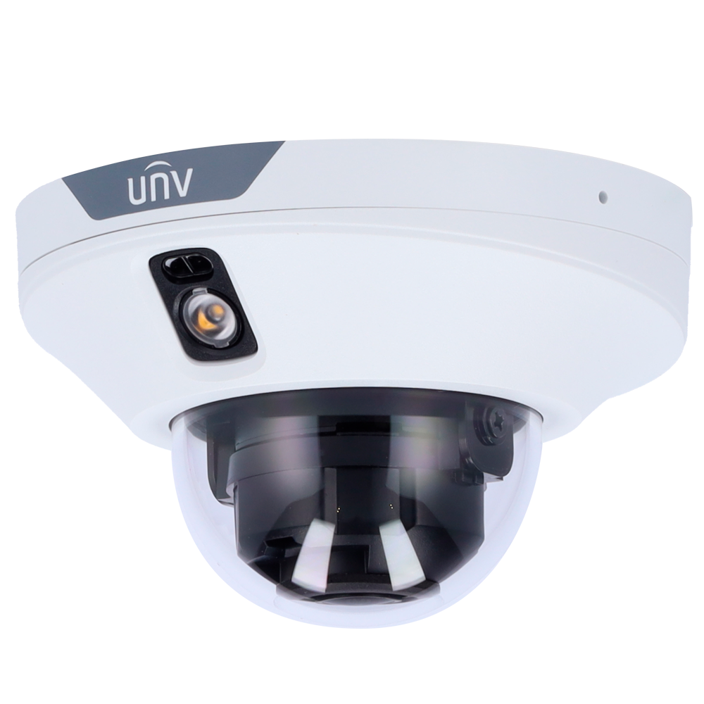UNIVIEW UV-IPC312LP-ADF20KC-DL - Cámara Domo IP Uniview - Gama Easy - 2 MP | Lente 2 mm | microSD 512 GB - IR 10m | WDR 120 dB - LightHunter | Análisis estadístico - PoE | SIP | UMD | IP67 | IK10 - Audio | Mic - imagen 1
