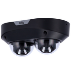 UNIVIEW UV-IPC3224SS-ADF28K-I1-BLACK - Cámara doble Domo IP Uniview - Gama Prime - 2 x 4 MP | 2 x Lente 2.8 | microSD 512 GB - IR 30 m | WDR 130 dB - Light Hunter | Conteo de personas (Canal 1) - PoE | UMD | SIP | IP67 | IK10 | Color negro - Reset | Micró - imagen 1