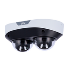 UNIVIEW UV-IPC3224SS-ADF28K-I1 - Cámara doble Domo IP Uniview - Gama Prime - 2 x 4 MP | 2 x Lente 2.8 | microSD 512 GB - IR 30 m | WDR 130 dB - Light Hunter | Conteo de personas (Canal 1) - PoE | UMD | SIP | IP67 | IK10 - Reset | Micrófono | Alarma | Audi - imagen 1