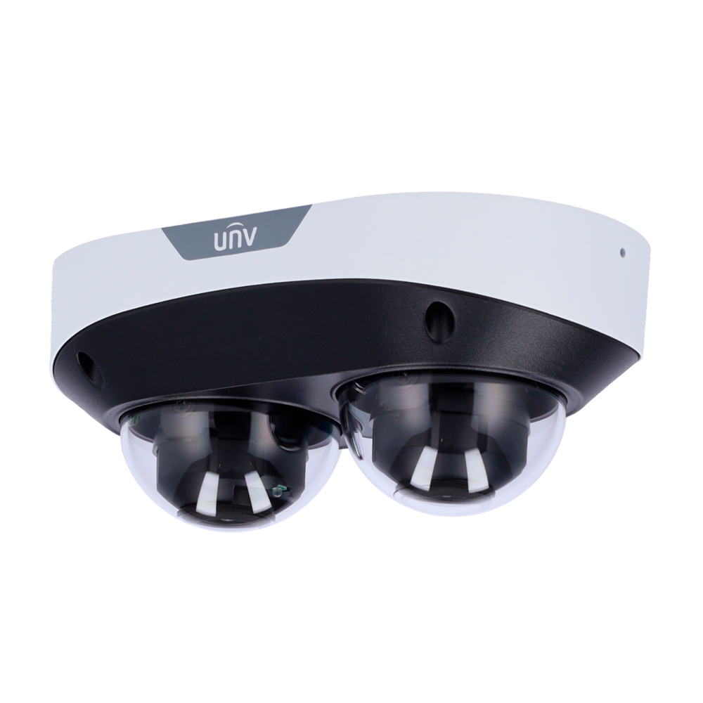 UNIVIEW UV-IPC3224SS-ADF28K-I1 - Cámara doble Domo IP Uniview - Gama Prime - 2 x 4 MP | 2 x Lente 2.8 | microSD 512 GB - IR 30 m | WDR 130 dB - Light Hunter | Conteo de personas (Canal 1) - PoE | UMD | SIP | IP67 | IK10 - Reset | Micrófono | Alarma | Audi - imagen 1