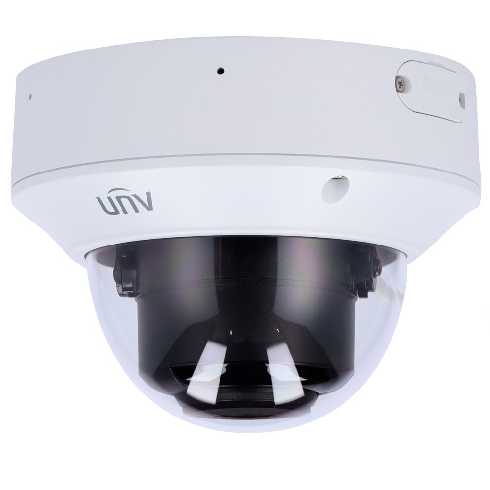 UNIVIEW UV-IPC3234EA-AHDX4K-I1 - Cámara Domo IP Uniview - Gama Pro - 4 MP | Lente motorizada 8~32 mm | 4X Zoom - IR 40m | WDR 140 dB | 60 FPS | microSD 512 GB - Wise-ISP | Análisis estadístico | Metadatos - PoE | SIP | UMD | IP67 | IK10 | Facial - Audio | - imagen 1