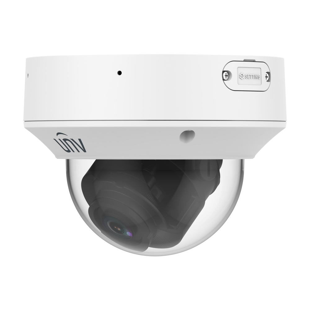 UNIVIEW UV-IPC3234SA-AHDZK-PI-I2A - Cámara Domo IP Uniview - Gama Prime - 4 MP | Lente motorizada 2.7~13.5 mm | 5X Zoom - IR 40m | WDR 130 dB | microSD 512 GB - Wise-ISP | Análisis estadístico | 60 FPS - PoE | SIP | UMD | IP67 | IK10 - Audio | Alarmas | 2