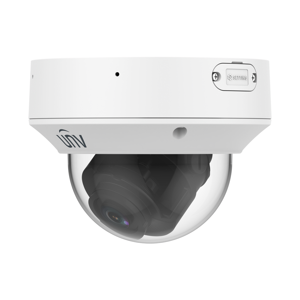 UNIVIEW UV-IPC3234SA-AHDZK-PI-LS-I2A - Cámara Domo IP Uniview - Gama Prime - 4 MP | Lente motorizada 2.7~13.5 mm | 5X Zoom - IR 40m | WDR 130 dB | microSD 512 GB - Wise-ISP | Análisis estadístico | 60 FPS - PoE | SIP | UMD | IP67 | IK10 - Audio | Alarmas