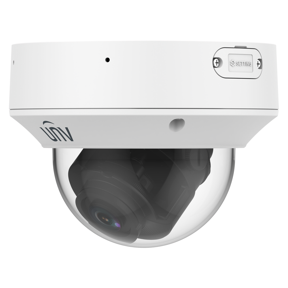 UNIVIEW UV-IPC3238SA-ADZK-PI-I2A - Cámara Domo IP Uniview - Gama Prime - 8 MP | Lente 2.7~13.5 mm | microSD 512 GB - IR 80 m | WDR 130 dB - Super StarLight | Conteo de personas | Wise-ISP - PoE | SIP | UMD | IP67 | IK10 - 2 Mic | Alarma | Audio - imagen 1