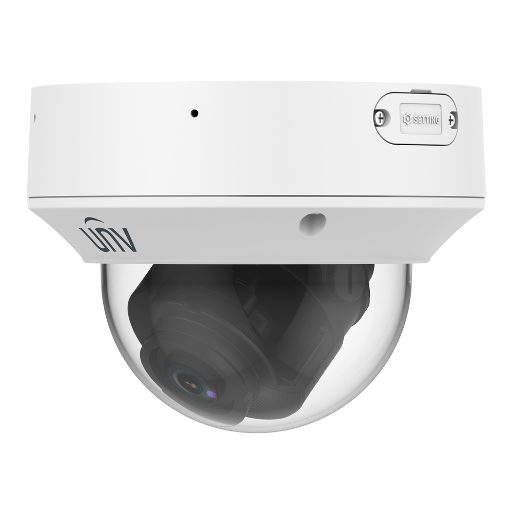 UNIVIEW UV-IPC3238SA-ADZK-PI-LS-I2A - Cámara Domo IP Uniview - Gama Prime - 8 MP | Lente 2.7~13.5 mm | microSD 512 GB - IR 80 m | WDR 130 dB - Super StarLight | Conteo de personas | Wise-ISP - PoE | SIP | UMD | IP67 | IK10 - 2 Mic | Alarma | Audio | Heate