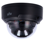 UNIVIEW UV-IPC324SB-DF28K-I0-BLACK - Cámara Domo IP Uniview - Gama Prime - 4 MP | Lente 2.8 mm | microSD 256 GB - IR 30m | WDR 120 dB - LightHunter | Análisis estadístico - PoE | SIP | UMD | IP67 | IK10 - Audio | Alarmas | Color negro - imagen 1