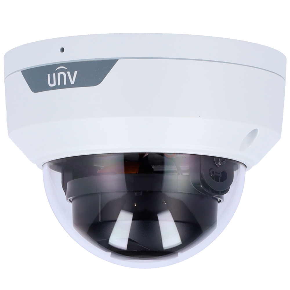 UNIVIEW UV-IPC325LE-ADF28K-H - Cámara IP Domo 5 Megapixel Gama EasyStar - Lente 2.8 mm | 1/2.7" Progressive Scan CMOS - Detección de personas, vehículos, cruce de línea - Cuerpo de metal y plástico | Alcance IR 30 m - Protección IP67, IK10, 4KV - Dim - imagen 1