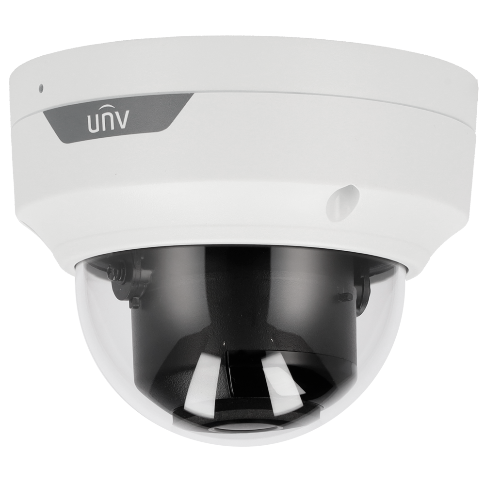 UNIVIEW UV-IPC3514LE-ADF28K-WP - Cámara Domo IP Uniview - Easy - 4 MP | Lente 2.8 mm | microSD 512 GB - WDR 120 dB | Micrófono - Color Hunter con tecnología WISE-ISP - PoE | UMD | SIP Lite | IP67 | IK10 - Botón de reset - imagen 1