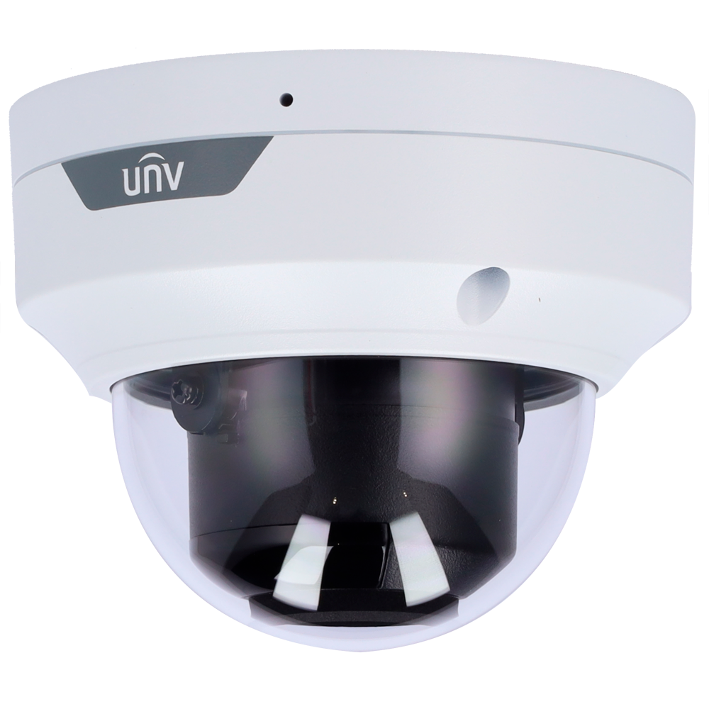 UNIVIEW UV-IPC3515SS-ADF28K-I1-HI - Cámara Domo UP Uniview - Gama Prime - 5 MP | Lente 2.8 mm | microSD 512 GB - IR 40m | WDR 130dB | Análisis estadístico - LightHunter | SIP con Color Retrieval - PoE | UMD | SIP | IP54 | IK10 - Audio | Alarmas | MIC | Sa - imagen 1