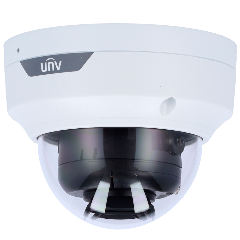 UNIVIEW UV-IPC3528LE-ADF40K-WP - Cámara Domo IP Uniview - Easy - 8 MP | Lente 4 mm | microSD 512 GB - Luz blanca 30 m | WDR 120 dB - Color Hunter con tecnología WISE-ISP - PoE | UMD | SIP Lite | IP67 | IK10 - Micrófono - imagen 1