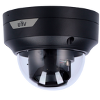 UNIVIEW UV-IPC3534SB-ADNZK-I0-BLACK - Cámara Domo IP Uniview - Gama Prime - 4 MP | Lente 2.7 ~ 13.5 mm | microSD 256 GB - IR 30 m | WDR 120 dB - Light Hunter | Conteo de personas - PoE | UMD | SIP | IP66 | IK10 | Negro - Botón de reset | Audio | Alarma | - imagen 1