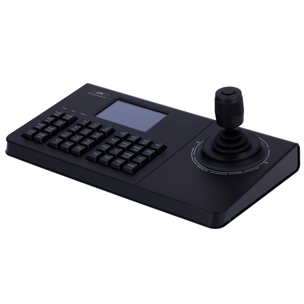 UNIVIEW UV-KB-1100-E - Teclado IP Uniview - Doble interfaz: directo o red - Pantalla LCD 4" - Interfaz IP/RS-232/RS-485 - Joystick 4 axis - imagen 1