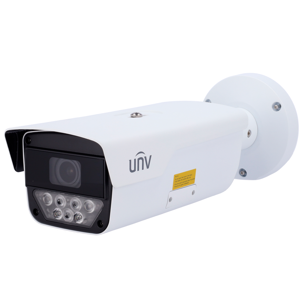 UNIVIEW UV-PKC2641-Z28-IR-P - LPR Uniview - Gama Pro - 4 MP | Lente motorizada 2.8~12 mm | microSD - IR 50 m | Sensor 1/1.8" - (F1.4) - LPR Hasta 80 km/h | WDR | 60 fps - PoE+ | Alarmas | Audio | IP67 | IK10 - imagen 1