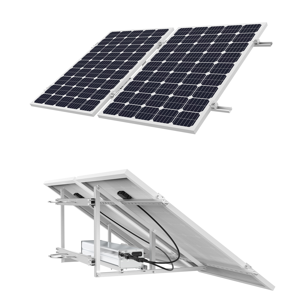UNIVIEW UV-SLR-B2560P400-H-IN - Uniview - Sistema de alimentación autónoma para CCTV - 2x Panel Solar 200W (400W en total) - Batería Litio LiFePo4 2560Wh - Módulo de operación integrado - Soporte para anclaje en mástil - imagen 1