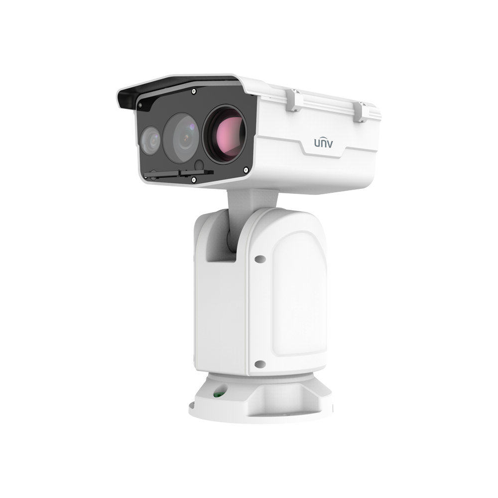 UNIVIEW UV-TIC7626EL-GAF75-4X56-VH1 - Sistema Posicionamiento Dual IP Uniview - Térmica: 640x512 | Lente 75 mm - Óptica: 4 MP | Lente 6~336 mm (56X) - SIP | Det Fuego | Det Humo | UMD - Audio | Alarma | IP66 | Wiper - Rango medición temp -20~150ºC / ± 8ºC - imagen 1