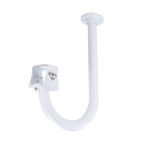 UNIVIEW UV-TR-CM06-C-IN - Soporte de pared - Para domos motorizadas - Apto para uso en exterior y interior - Color blanco - Pasador de cables - 539 mm (Al) x 116.5 mm (diámetro base) - imagen 1