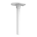 UNIVIEW UV-TR-CM24-IN - Soporte de techo - Para domos motorizadas - Apto para uso en exterior - Color blanco | 223 mm (Al) x 110 mm (diámetro) - Pasador de cables