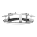 UNIVIEW UV-TR-FM152-A-IN - Soporte encastrable - Para cámaras domo - Instalación en techo - Color blanco | 235 mm (Diámetro base) x 63 (An) - Pasador de cables