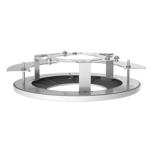UNIVIEW UV-TR-FM152-A-IN - Soporte encastrable - Para cámaras domo - Instalación en techo - Color blanco | 235 mm (Diámetro base) x 63 (An) - Pasador de cables