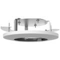 UNIVIEW UV-TR-FM180-IN - Soporte encastrable - Para cámaras domo - Instalación en techo - Color blanco | 280 mm (Diámetro base) x 91 (An) - Pasador de cables