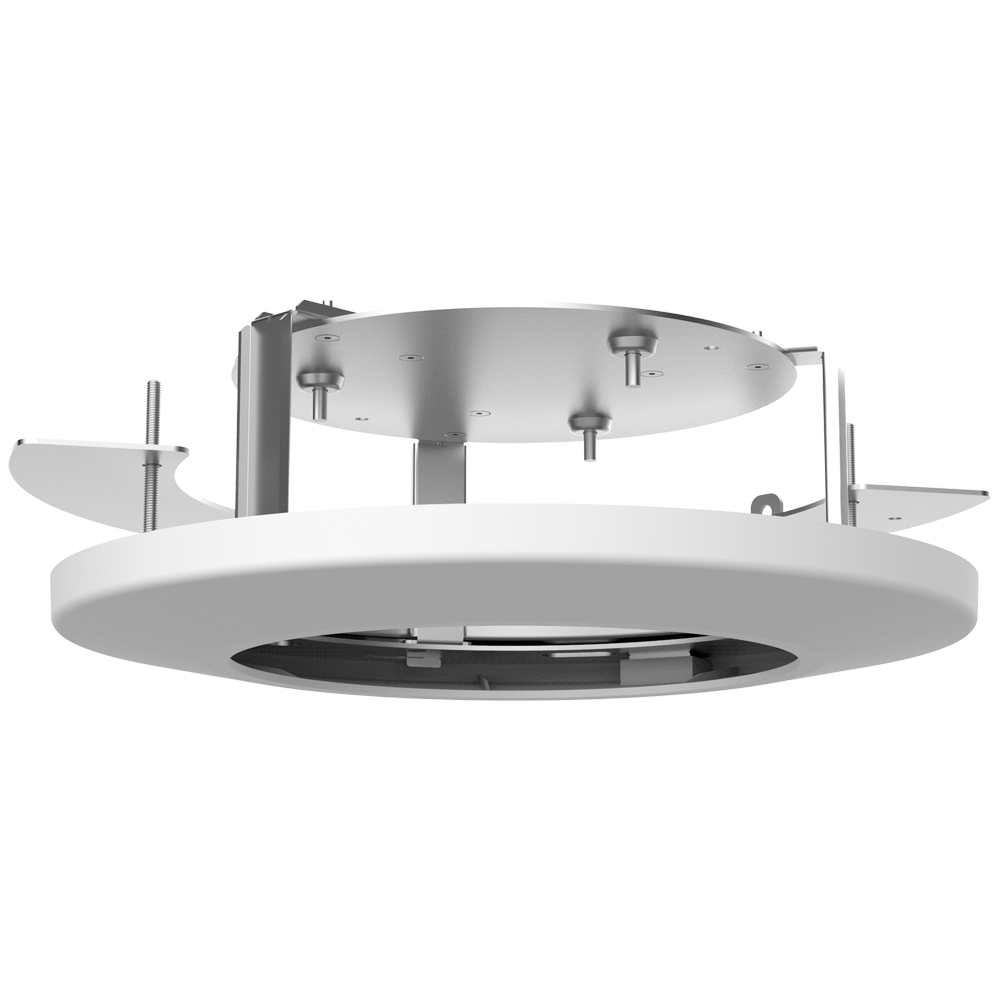 UNIVIEW UV-TR-FM180-IN - Soporte encastrable - Para cámaras domo - Instalación en techo - Color blanco | 280 mm (Diámetro base) x 91 (An) - Pasador de cables