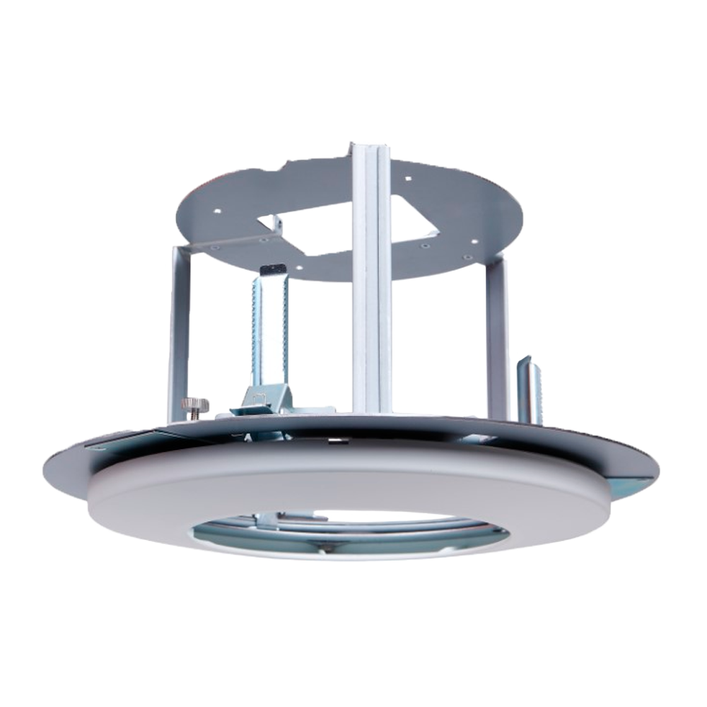 UNIVIEW UV-TR-FM200-IN - Soporte encastrable - Para cámaras domo - Instalación en techo - Pasador de cables - Color blanco | 280 mm (Diámetro base)x172.4 (An)
