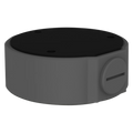 UNIVIEW UV-TR-JB03-G-IN-BLACK - Caja de conexiones - Para cámaras domo - Apto para uso exterior - Instalación en techo o pared - Pasador de cables - Color negro | 36 mm (Al) x 106.6 mm (Ø)