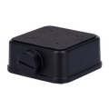 UNIVIEW UV-TR-JB05-A-IN-BLACK - Caja de conexiones - Para cámaras bullet - Apto para uso exterior - Instalación en techo o pared - Color Negro | 39 mm (Al) x 93 (An) x 93 (Fo) - Pasador de cables - imagen 1