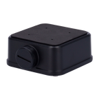 UNIVIEW UV-TR-JB05-A-IN-BLACK - Caja de conexiones - Para cámaras bullet - Apto para uso exterior - Instalación en techo o pared - Color Negro | 39 mm (Al) x 93 (An) x 93 (Fo) - Pasador de cables - imagen 1