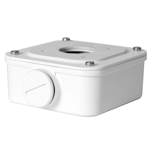 UNIVIEW UV-TR-JB05-A-IN - Caja de conexiones - Para cámaras bullet - Apto para uso exterior - Instalación en techo o pared - Color Blanco | 39 mm (Al) x 93 (An) x 93 (Fo) - Pasador de cables