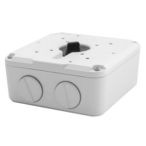 UNIVIEW UV-TR-JB07-D-IN - Caja de conexiones - Para cámaras Bullet - Apto para uso exterior - Instalación en techo o en pared - Color blanco | 55 mm (Al) x 126 mm (Ø) - Pasador de cables