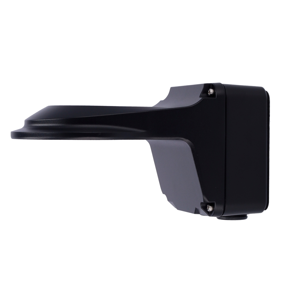 UNIVIEW UV-TR-JB07/WM03-F-IN-V2-BLACK - Soporte de pared - Caja de conexiones - Apto para uso en exterior - Color Negro | 128.mm(Al) x 126.2(An) x 235(Fo) - Compatible con Uniview - Pasador de cables
