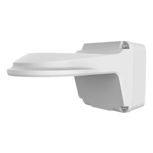 UNIVIEW UV-TR-JB07/WM03-G-IN - Soporte de pared - Para cámaras domo - Caja de conexiones - Apto para uso en exterior - Color blanco|126.7(Al) x 126.4(An) x 228.4(Fo)mm - Pasador de cables