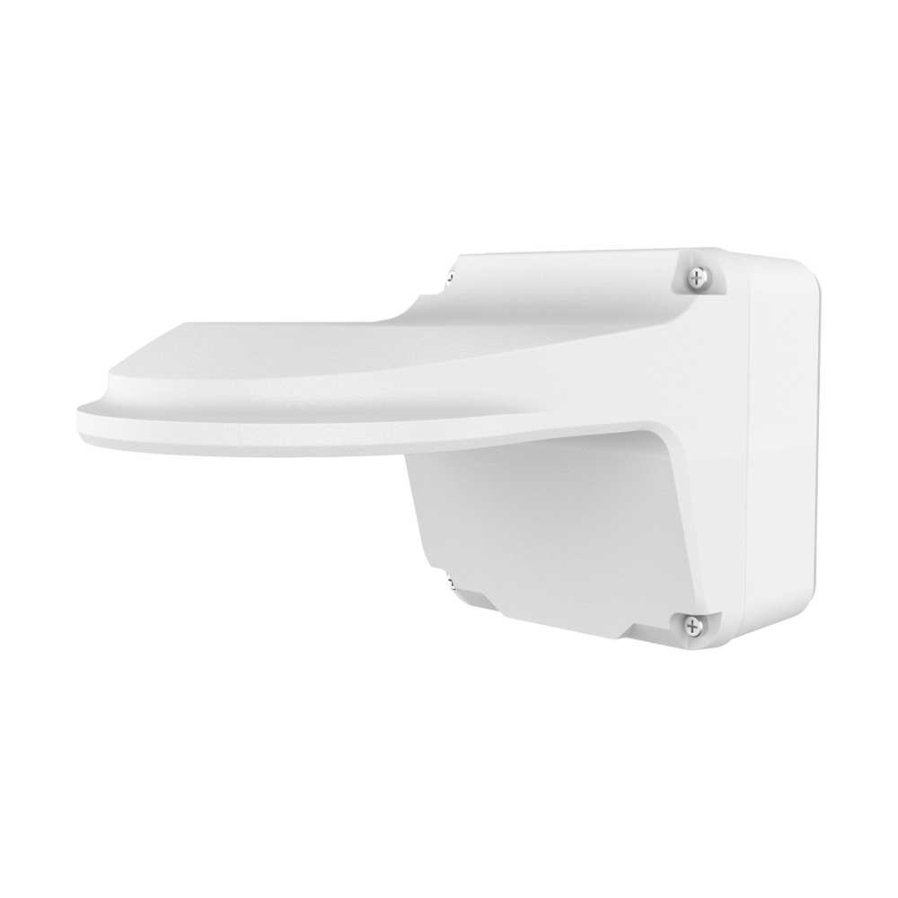 UNIVIEW UV-TR-JB07/WM03-H-IN-V2 - Soporte de pared - Para cámaras domo - Caja de conexiones - Apto para uso en exterior - Color blanco | Aleación de aluminio - Pasador de cables