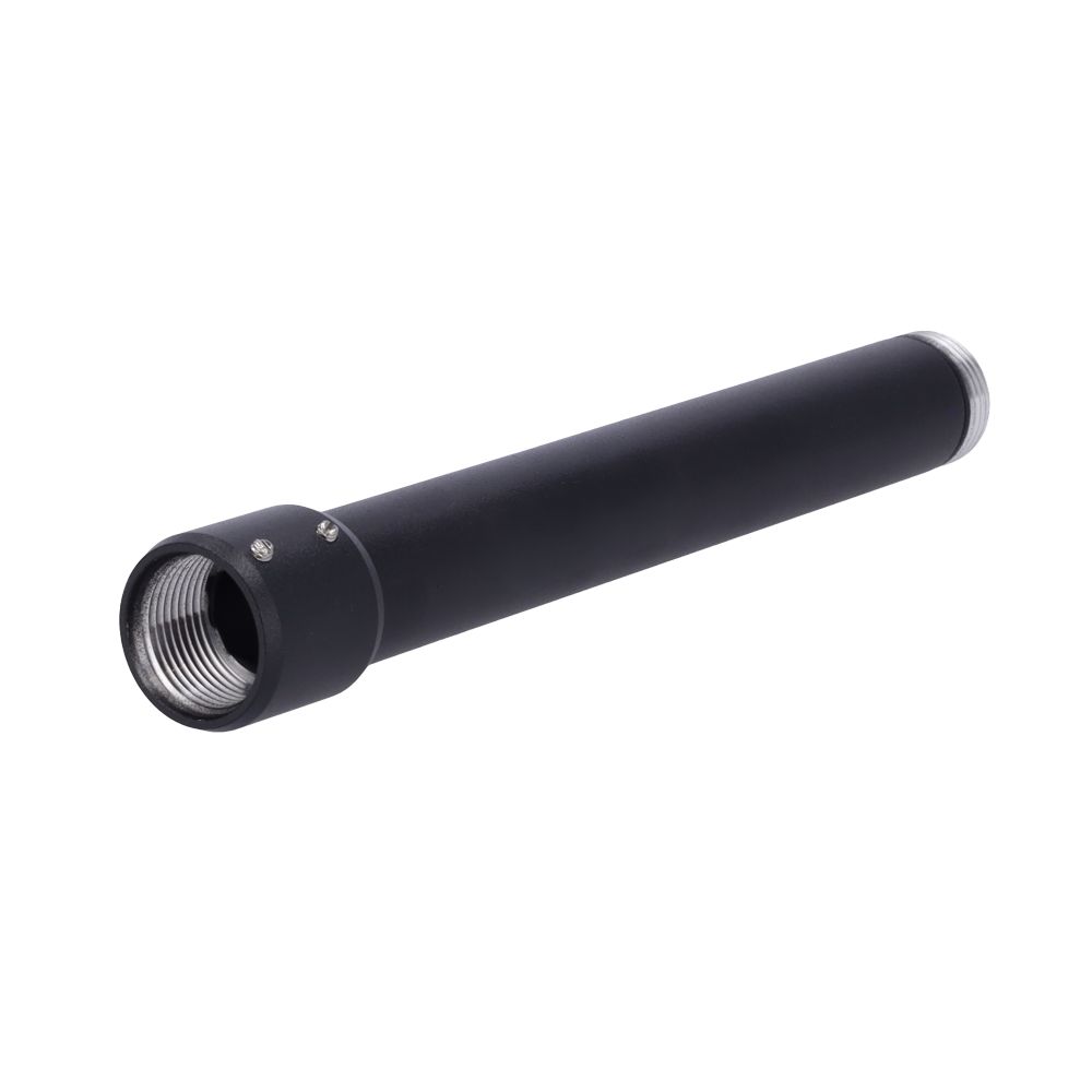 UNIVIEW UV-TR-SE24-IN-BLACK - Soporte techo para domos motorizadas - Altura 223 mm | 32 (Ø) mm - Apto para uso en exterior - Color negro - Fabricado en aluminio - imagen 1