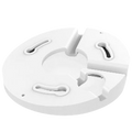 UNIVIEW UV-TR-UM06-E-IN - Soporte de techo inclinado - Para cámaras domo - Apto para uso interior - Color blanco - Plástico - 24 mm (Al) x 109.6 mm (Ø)