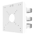 UNIVIEW UV-TR-UP06-C-IN - Soporte para mástiles - Para cámaras bullet - Apto para uso exterior - Rango diámetro 67~127 mm - Color blanco | 127(Al) x 136 (An) x 62.5 (Fo) mm - Pasador de cables - imagen 1