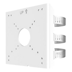 UNIVIEW UV-TR-UP06-C-IN - Soporte para mástiles - Para cámaras bullet - Apto para uso exterior - Rango diámetro 67~127 mm - Color blanco | 127(Al) x 136 (An) x 62.5 (Fo) mm - Pasador de cables - imagen 1