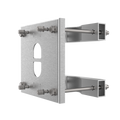 UNIVIEW UV-TR-UP08M-A-IN - Soporte de mástiles - Para cámara Tiangong - Apto para uso en exterior - Acero inoxidable - Pasador de cables - 220 mm (Al) x 228 (An) x 226.4 (Fo) mm - imagen 1
