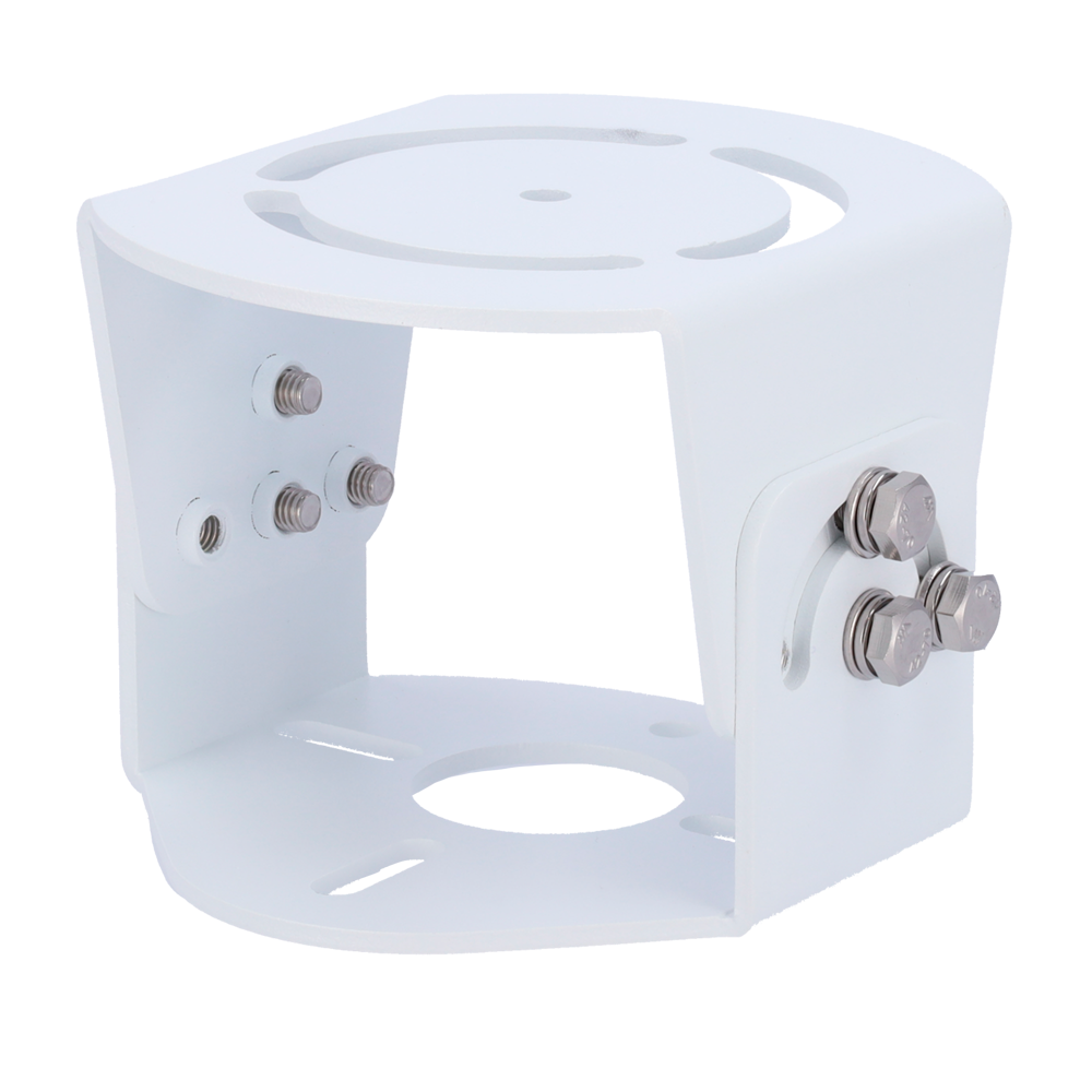 UNIVIEW UV-TR-UV06-C-IN - Soporte de poste - Para cámaras 2D - Apto para uso exterior/ interior - Color blanco - 117 x 101 x 83 mm - imagen 1