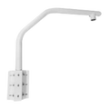 UNIVIEW UV-TR-WE45-B-IN - Soporte de cisne - Para domos motorizadas - Apto para uso en exterior - Color blanco - Pasador de cables - 879 mm (Al) x 166mm (An) x 831 (Fo) mm