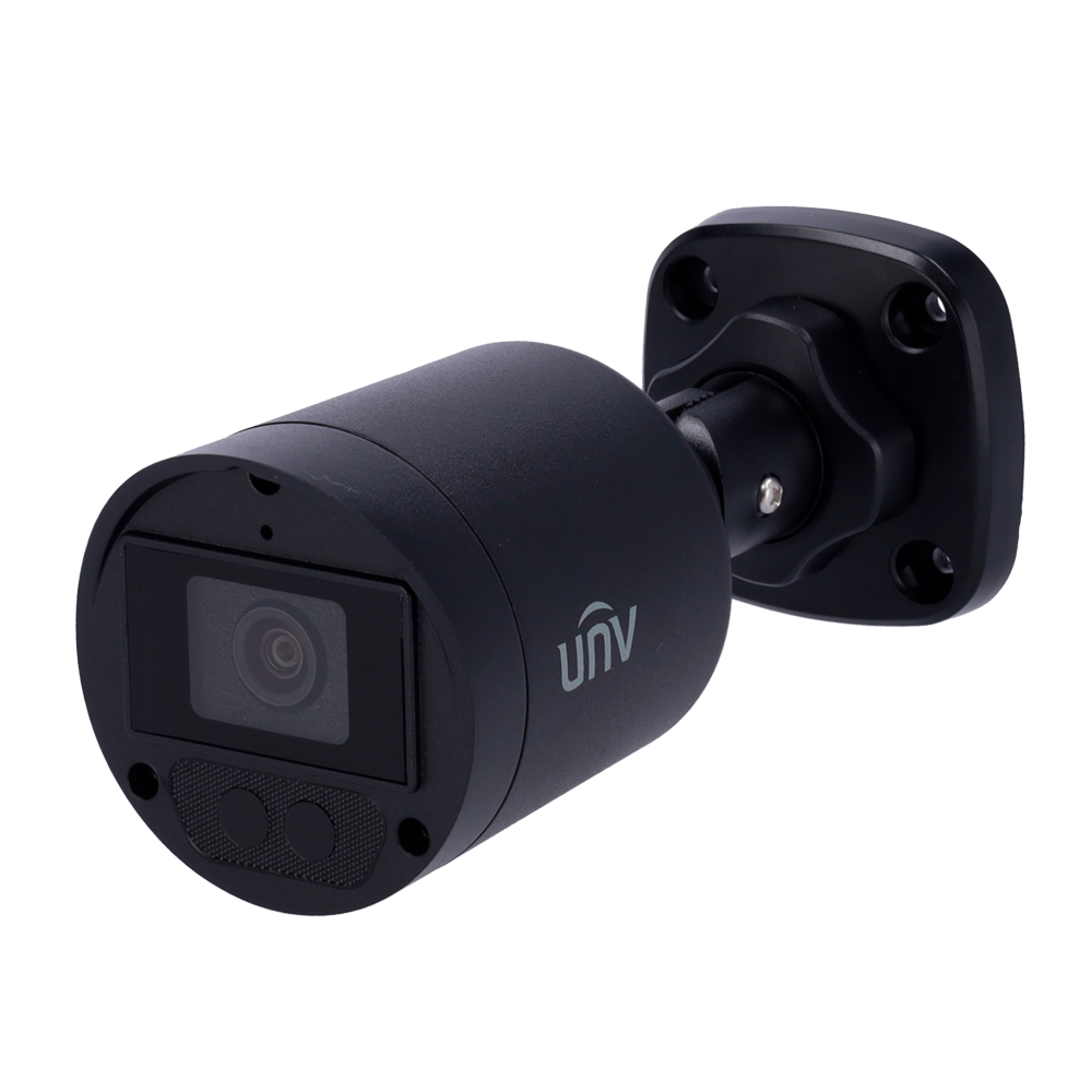 UNIVIEW UV-UAC-B122-AF28LM-BLACK - Uniview - Cámara Bullet 4n1 | Gama Whale - Resolución 2 Megapíxel - Lente 2.8 mm | LightHunter - Smart IR alcance 40 m - IP67 | Micrófono integrado | Color negro - imagen 1