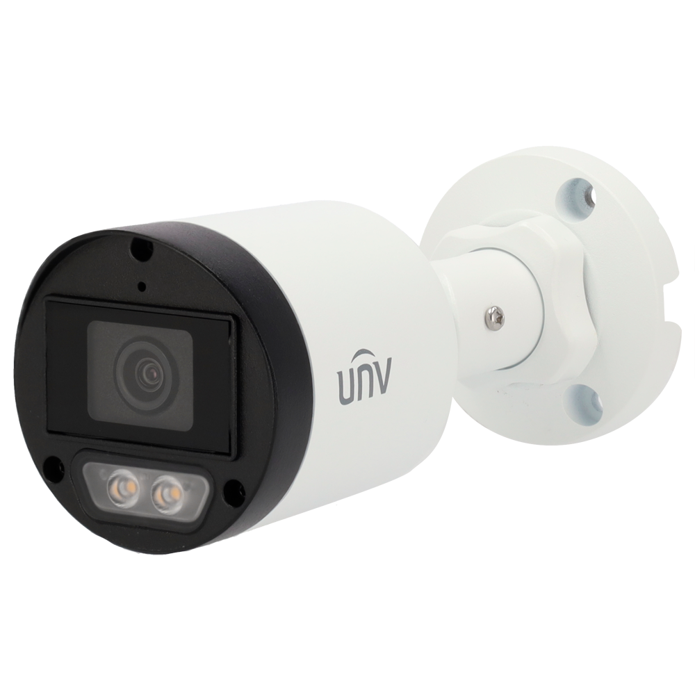 UNIVIEW UV-UAC-B122-AF28M-W - Cámara Bullet 4n1 Uniview - 2 MP | Lente 2.8 mm - Luz blanca 40 m - ColorHunter - IP67 | Mic | Metal - imagen 1