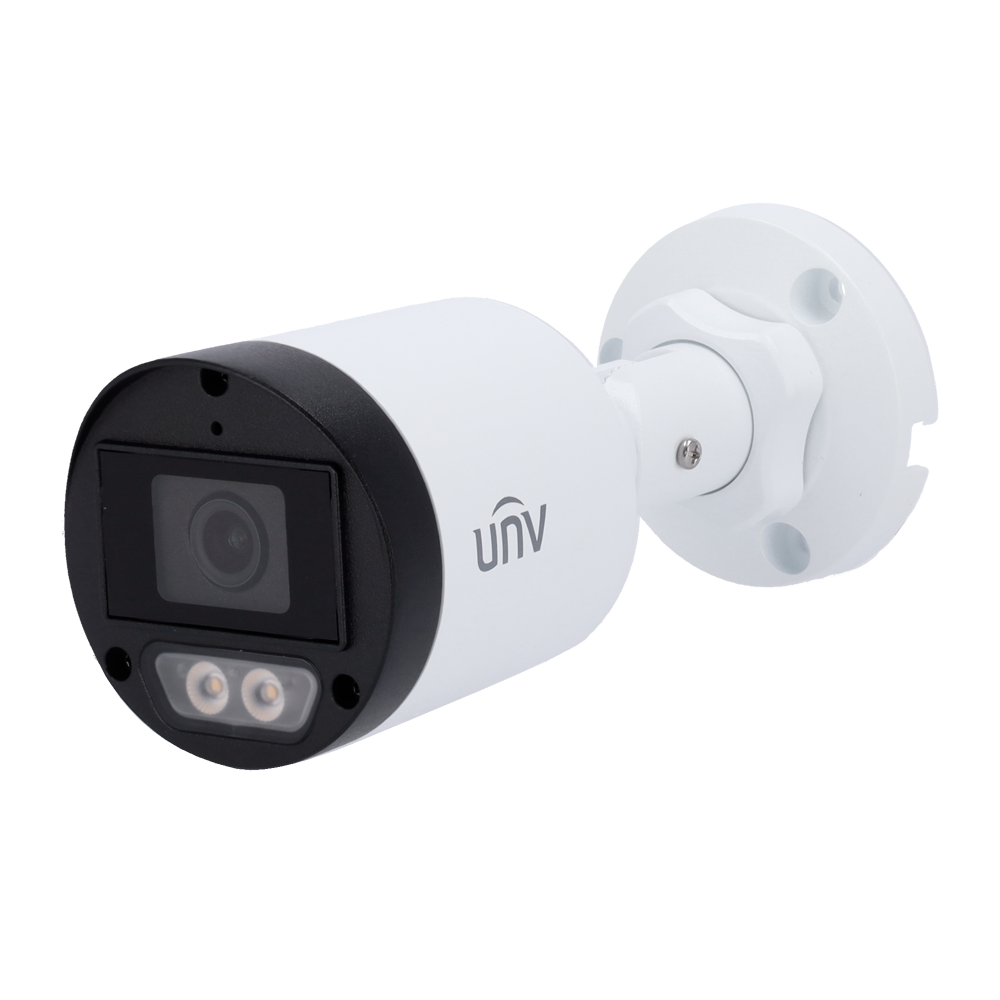 UNIVIEW UV-UAC-B122-AF40M-W - Cámara Bullet 4n1 Uniview - 2 MP | Lente 4 mm - Luz blanca 40 m - ColorHunter - IP67 | Mic | Metal - imagen 1